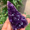 Vibrant Purple Amethyst Cluster from Uruguay | 143g Raw Crystal Decor | Office & Home Zen Accent 51*25*93mm