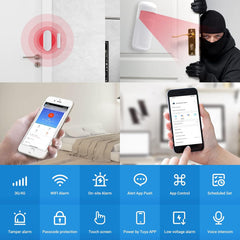 JCHENG Wireless 4G and WiFi Alarm System Alarm Kit Home Office Burglar Alarm