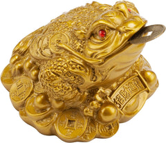 Feng Shui Money Frog, Lucky Money Toad Decorations,Ideal for Attracting Wealth