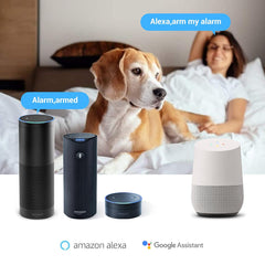 Wireless Alarm Panel Only, Remote Control by Phone Call/SMS/Wi-Fi, Support Multi-Language App, Alexa and Google Home for Home and Office by JCHENG SECURITY