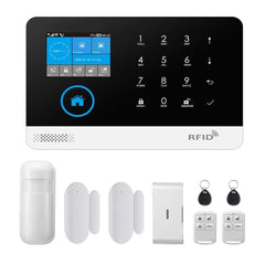 Wireless Alarm Panel Only, Remote Control by Phone Call/SMS/Wi-Fi, Support Multi-Language App, Alexa and Google Home for Home and Office by JCHENG SECURITY