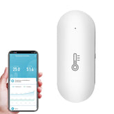 JCHENG Temperature Humidity Sensor for TUYA Zigbee Gateway Exclusively- Remote Monitoring, Extended Battery Life, App Control, Smart Home Automation