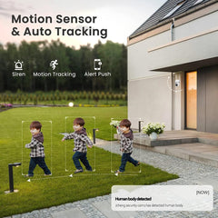 JCHENG SECURITY Camera for Baby/Pets/Eldly/Office/Home Camera PTZ - 4MP HD,Work with Alexa/Google Assitant device Indoor