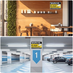 Video Surveillance Sign All Activities Monitored 2 Pack 8 x 12 Inches Aluminum Durable Weatherproof Outdoor Signs with Mounting Hardware for Home Farm Yard Garden Wall Décor