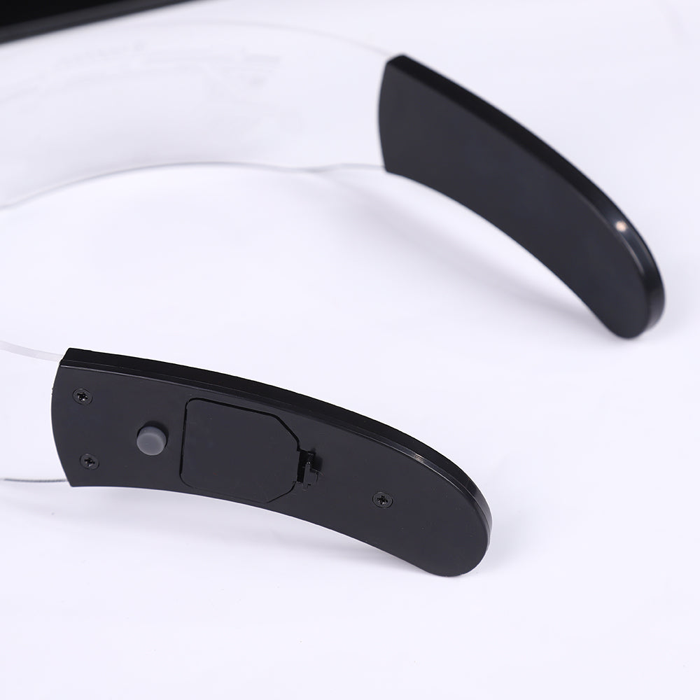 LED Colorful Light-Up Tech Glasses for Clubs, Raves, Parties, Sci-Fi Hive Glasses for Music Festivals