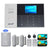 JC GSM & WIFI Switchable Security Alarm System, Home and Business RFID Burglar Security, 99 Zones of Wireless and 3 Zones of Wired Alarm System, Remote APP Control, with Pet-friendly PIR Detector